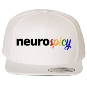 Neurospicy Neurodivergent Pride Autism Wool Snapback Cap