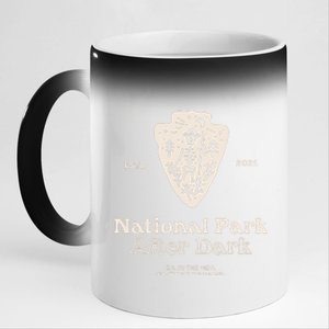 Nationalparkafterdark National Park After Dark 11oz Black Color Changing Mug