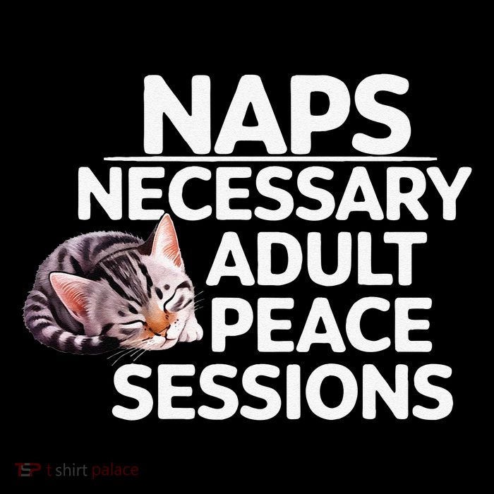 NAPS Necessary Peace Session Sleeping Cat Naps Impact Tech Backpack