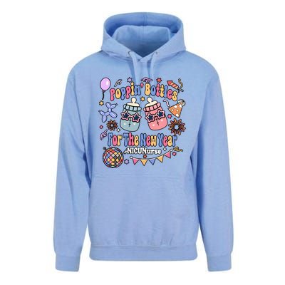 Nicu Nurse Poppin Bottles For The New Year 2024 Unisex Surf Hoodie