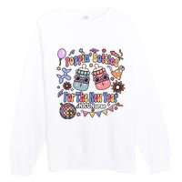 Nicu Nurse Poppin Bottles For The New Year 2024 Premium Crewneck Sweatshirt