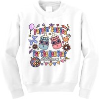 Nicu Nurse Poppin Bottles For The New Year 2024 Kids Sweatshirt