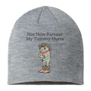 Not Now Partner My Tummy Hurts Sustainable Beanie