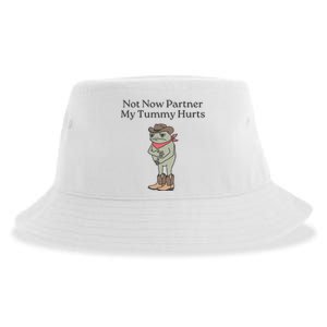 Not Now Partner My Tummy Hurts Sustainable Bucket Hat