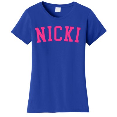 Name Nicki Personalized I Love Nicki Women's T-Shirt