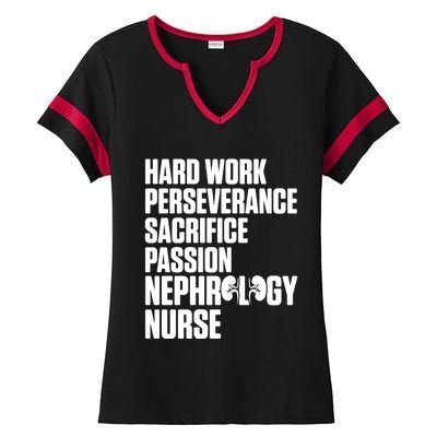 Nephrology Nurse Passion Dialysis Nursing Rn Meaningful Gift Ladies Halftime Notch Neck Tee