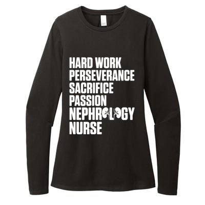 Nephrology Nurse Passion Dialysis Nursing Rn Meaningful Gift Womens CVC Long Sleeve Shirt