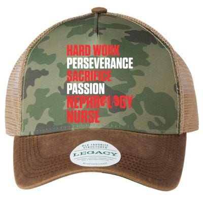 Nephrology Nurse Passion Dialysis Nursing Rn Gift Legacy Tie Dye Trucker Hat