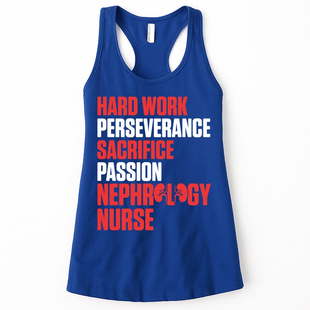 Nephrology Nurse Passion Dialysis Nursing Rn Gift Womens Tank Top