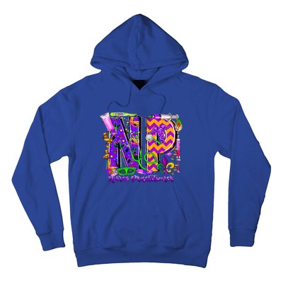 Np Nurse Practitioner Mardi Gras New Orleans Nursing Life Hoodie