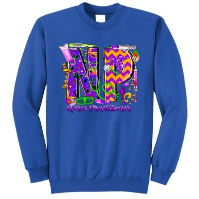 Np Nurse Practitioner Mardi Gras New Orleans Nursing Life Sweatshirt