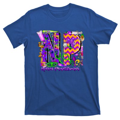 Np Nurse Practitioner Mardi Gras New Orleans Nursing Life T-Shirt