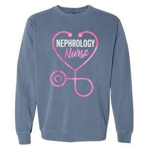 Nephrology Nurse Practitioner Ney Dialysis Nurse Great Gift Garment-Dyed Sweatshirt