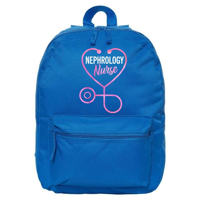 Nephrology Nurse Practitioner Ney Dialysis Nurse Great Gift 16 in Basic Backpack