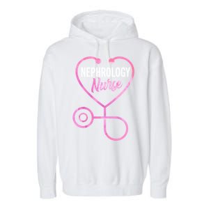 Nephrology Nurse Practitioner Ney Dialysis Nurse Great Gift Garment-Dyed Fleece Hoodie