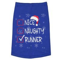 Nice Naughty Runner Running List Christmas Santa Claus Gift Doggie Tank