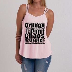 National No Rhyme Nor Reason Day Celebration September 1st Cute Gift Women's Strappy Tank