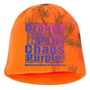 National No Rhyme Nor Reason Day Celebration September 1st Cool Gift Kati - Camo Knit Beanie