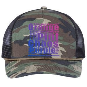 National No Rhyme Nor Reason Day Celebration September 1st Cool Gift Retro Rope Trucker Hat Cap