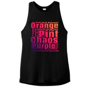 National No Rhyme Nor Reason Day Celebration September 1st Gift Ladies PosiCharge Tri-Blend Wicking Tank