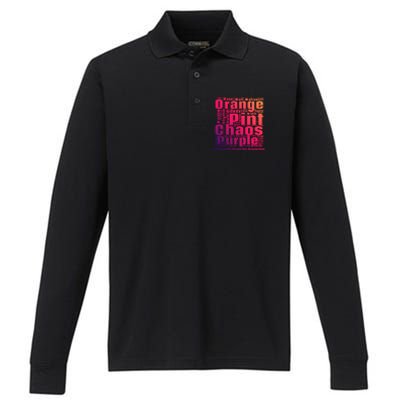 National No Rhyme Nor Reason Day Celebration September 1st Gift Performance Long Sleeve Polo