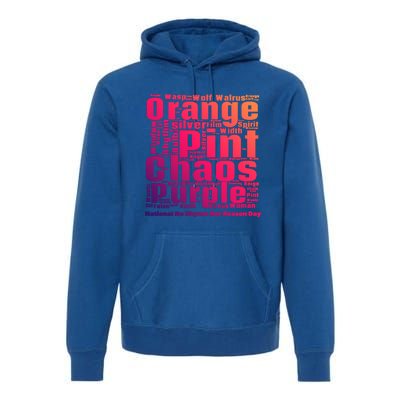 National No Rhyme Nor Reason Day Celebration September 1st Gift Premium Hoodie