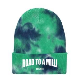 Nick Nayersina Road To A Milli Tie Dye 12in Knit Beanie