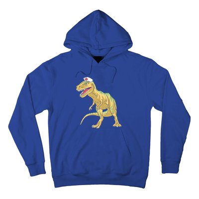 Nurse Nursesaurus Rex Dinosaur Funny Nursing Gift Hoodie