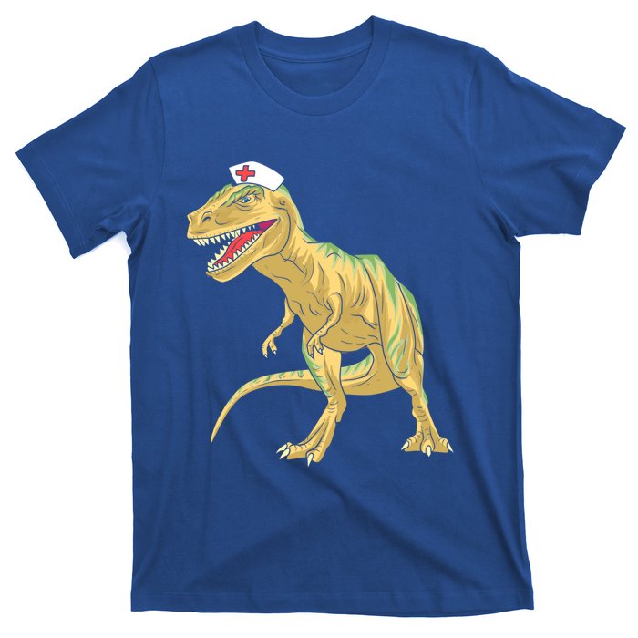 Nurse Nursesaurus Rex Dinosaur Funny Nursing Gift T-Shirt