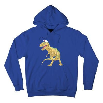 Nurse Nursesaurus Rex Dinosaur Funny Nursing Gift Tall Hoodie