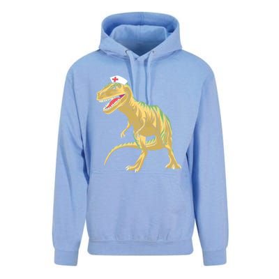 Nurse Nursesaurus Rex Dinosaur Funny Nursing Gift Unisex Surf Hoodie