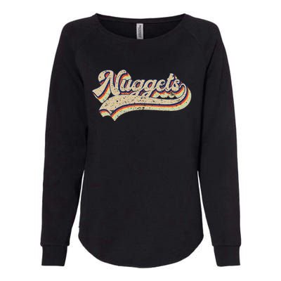 Nuggets Name Retro Vintage Apparel Gift Nuggets Lover Womens California Wash Sweatshirt