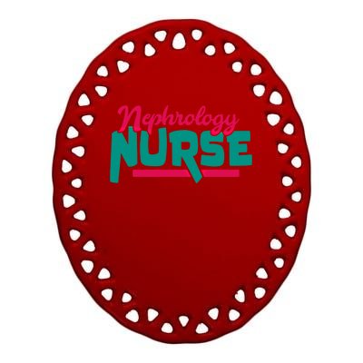 Nephrology Nurse Research Usa Dialysis Nursing Rn Gift Ceramic Oval Ornament