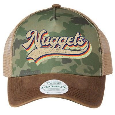 Nuggets Name Retro Vintage Apparel Gift Nuggets Lover Legacy Tie Dye Trucker Hat