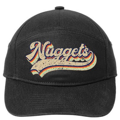 Nuggets Name Retro Vintage Apparel Gift Nuggets Lover 7-Panel Snapback Hat