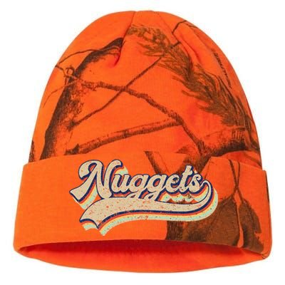 Nuggets Name Retro Vintage Apparel Gift Nuggets Lover Kati Licensed 12" Camo Beanie