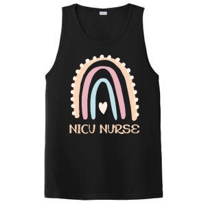 NICU Nurse Rainbow Heart PosiCharge Competitor Tank