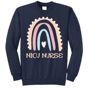 NICU Nurse Rainbow Heart Sweatshirt