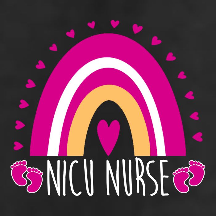 Nicu Nurse Rainbow 7 Panel Mesh Trucker Snapback Hat