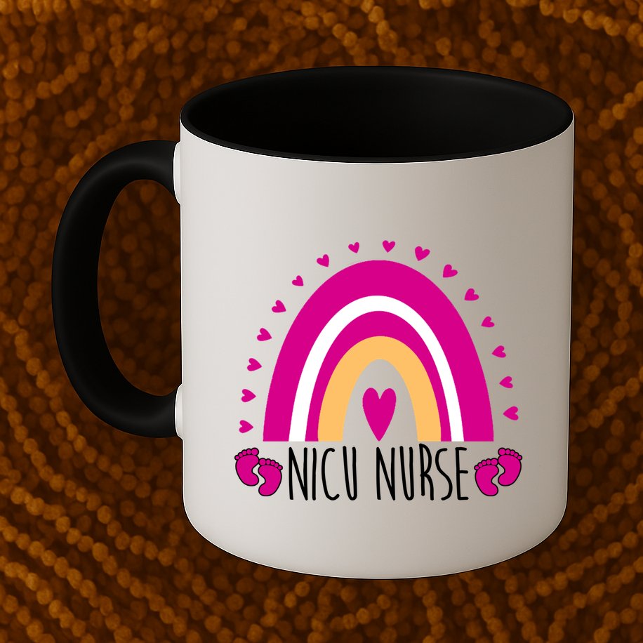 Nicu Nurse Rainbow Mug