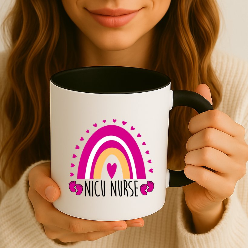 Nicu Nurse Rainbow Mug