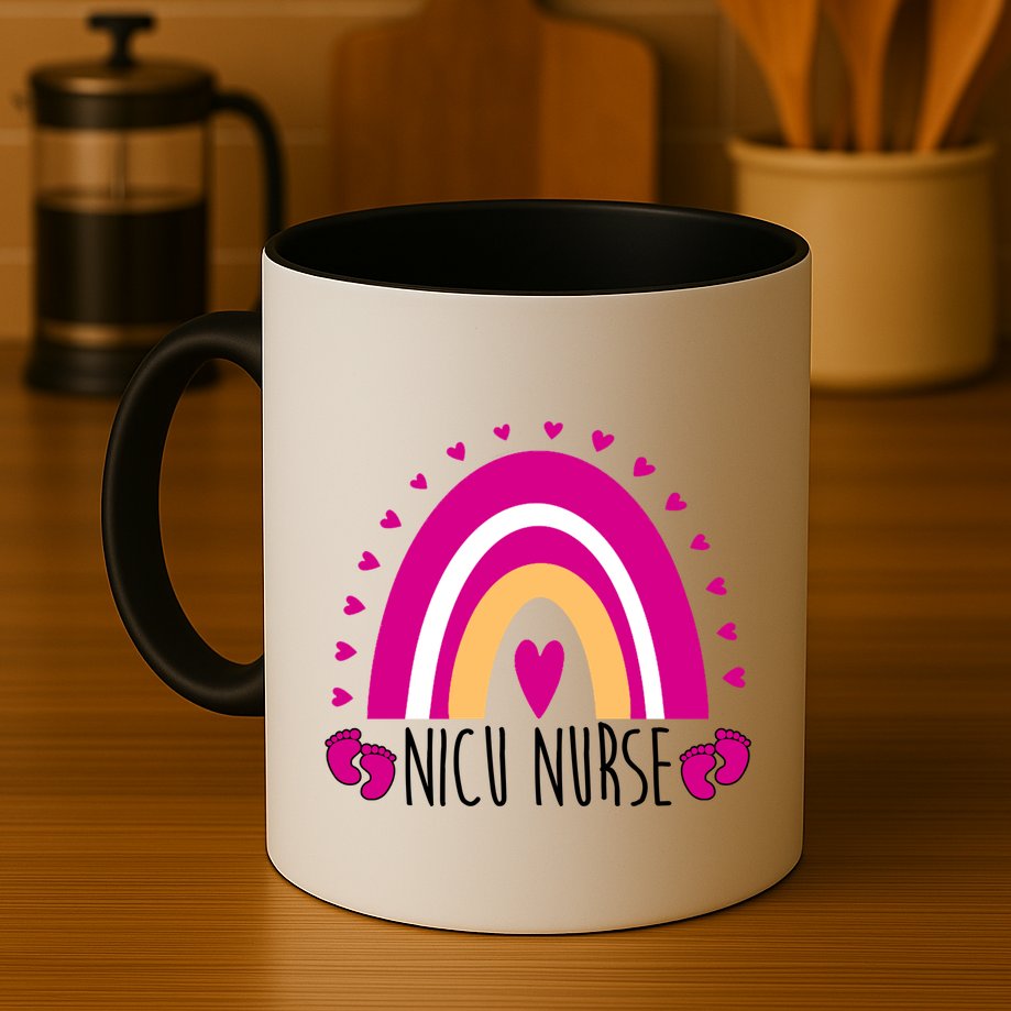 Nicu Nurse Rainbow Mug