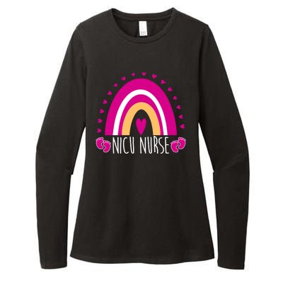 Nicu Nurse Rainbow Womens CVC Long Sleeve Shirt