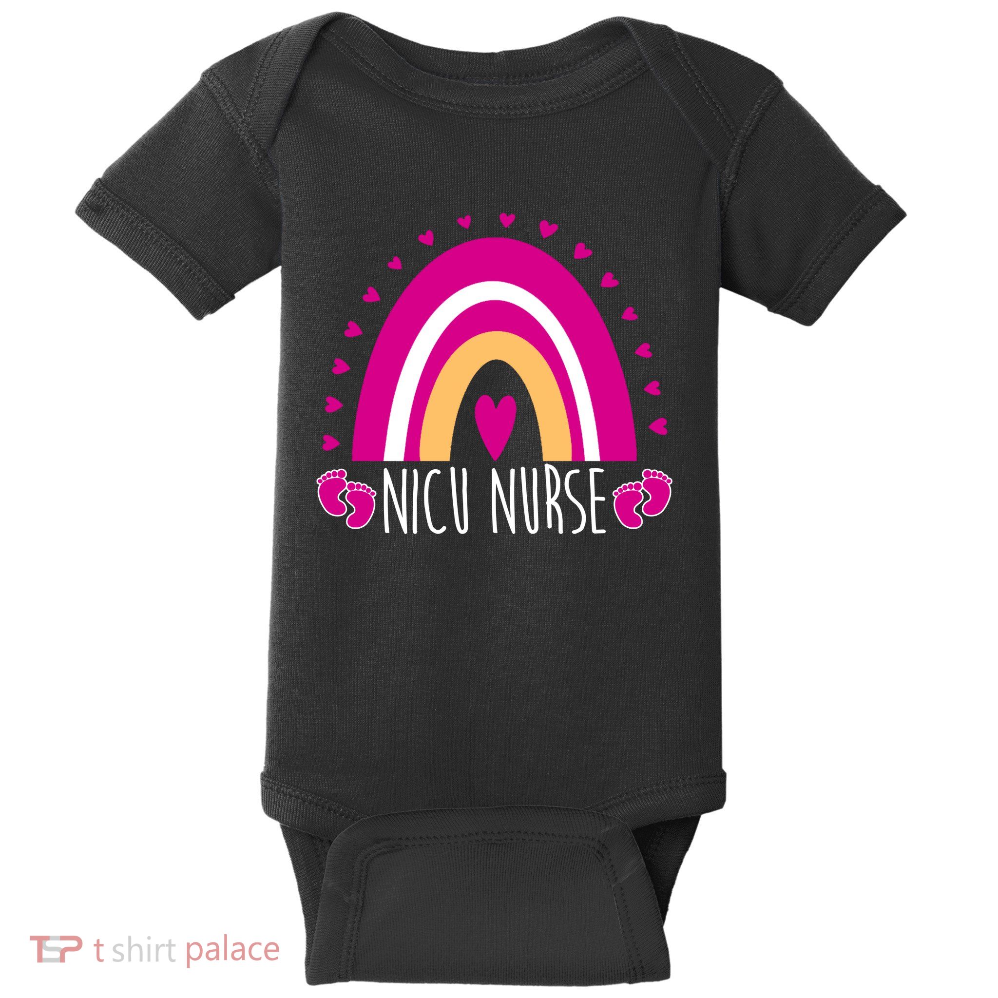 Nicu Nurse Rainbow Baby Bodysuit