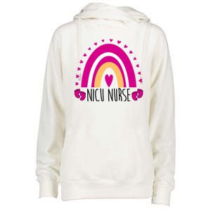 Nicu Nurse Rainbow Womens Funnel Neck Pullover Hood