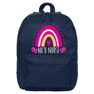 Nicu Nurse Rainbow 16 in Basic Backpack