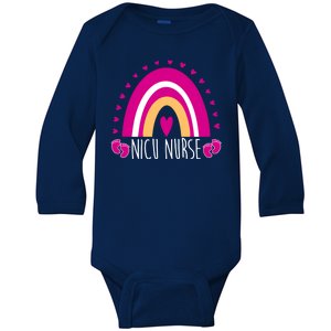 Nicu Nurse Rainbow Baby Long Sleeve Bodysuit