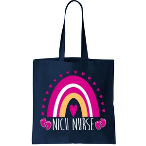 Nicu Nurse Rainbow Tote Bag