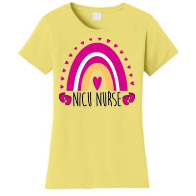 Nicu Nurse Rainbow Women's T-Shirt