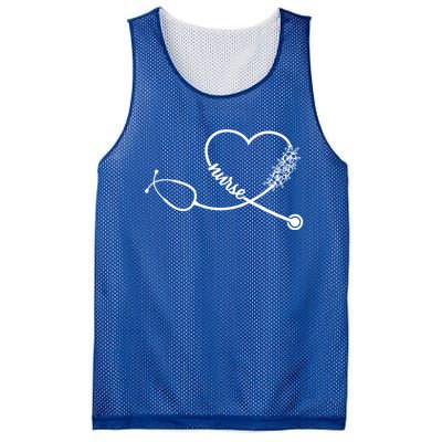 Nicu Nurse Stethoscope Heartbeat Ekg Ecg Gift Mesh Reversible Basketball Jersey Tank